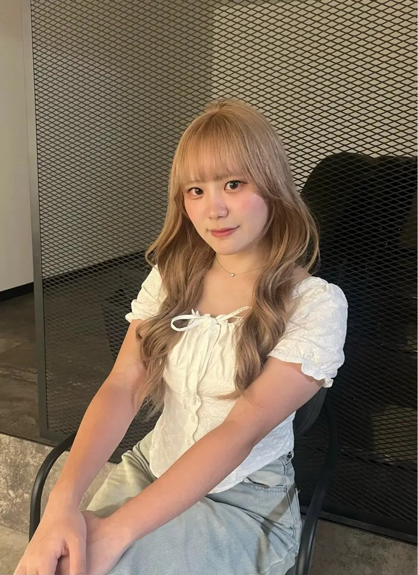 ロング ヘアカラー トリートメント ciate MOEのヘアスタイル