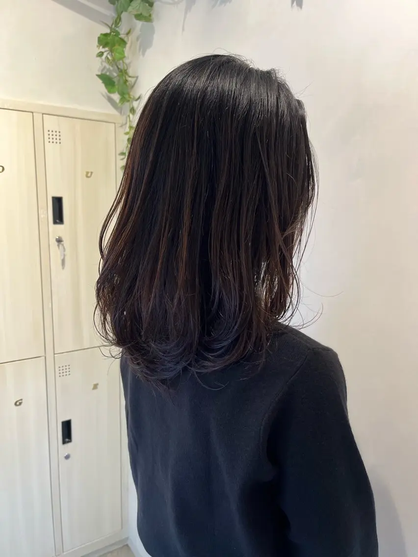 ミディアム レイヤーカット カット ヘアアレンジ/ カラー/hazukiのヘアスタイル