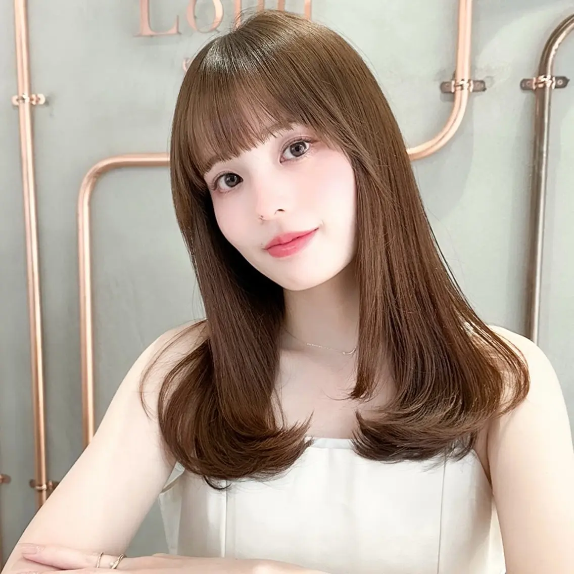 💕色持ち・高発色🌸【エヌドットカラー】+カット+高保湿2stepトリートメントの写真