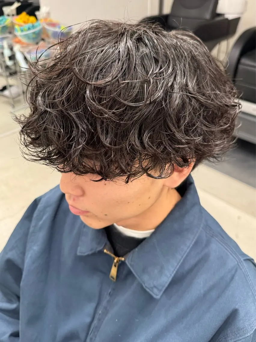 パーマ メンズ カット パーマ 後藤 拓未 fifth栄のヘアスタイル