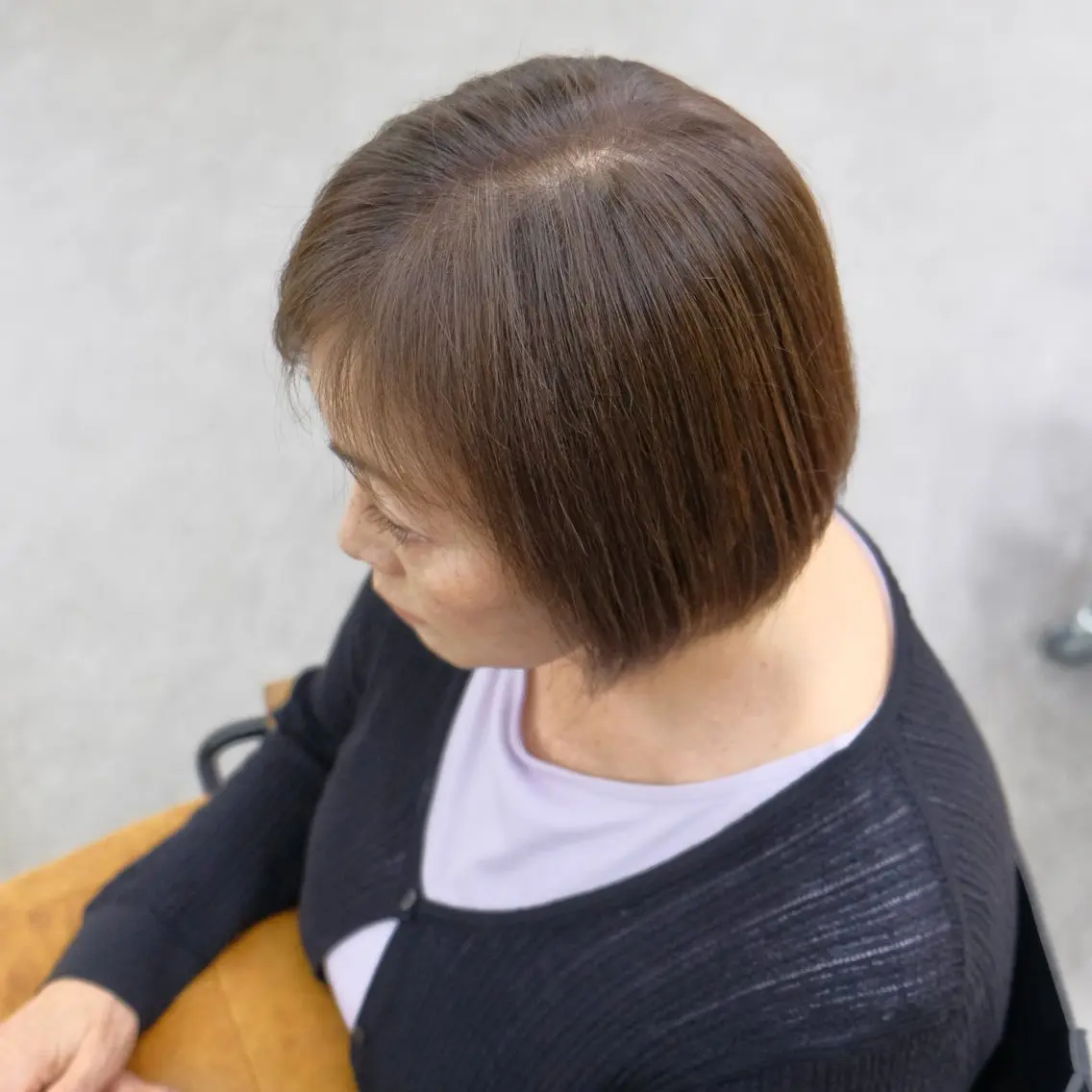 ショート カラー グレージュ ショートヘア カット ヘアカラー トリートメント 満行勝昭【ショート/ 白髪ぼかし】のヘアスタイル