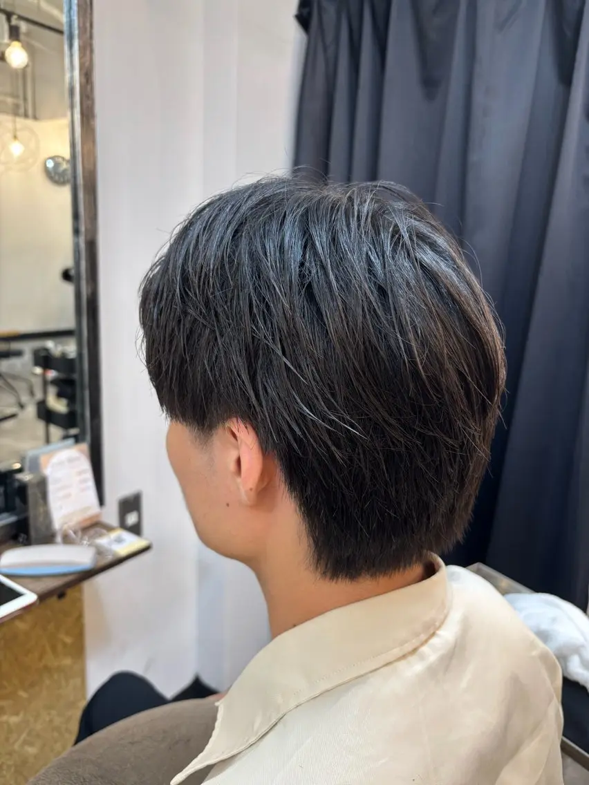 【汚れもスッキリ✨】🍀メンズカット+シャンプー🧴ウルフ/スパイキーショート/センターパートetc.の写真