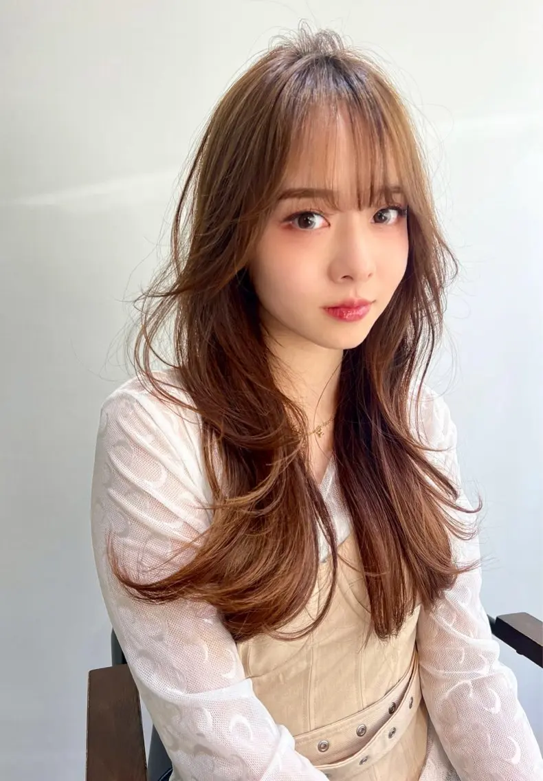 カラー ヘアカラー 五川 懸心のヘアスタイル
