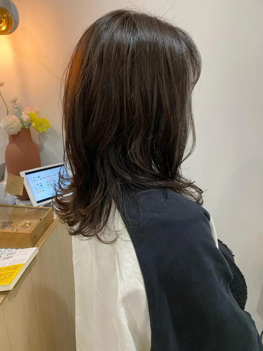 カット+ケアカラーの写真