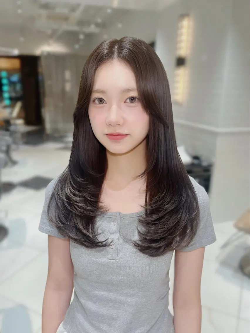ロング ヘアカラー haruna .のヘアスタイル