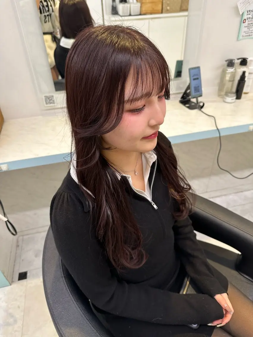 💗5月平日限定クーポン💗ワンカラー➕盛れるお顔周りカット✂️🫶🏻💞の写真