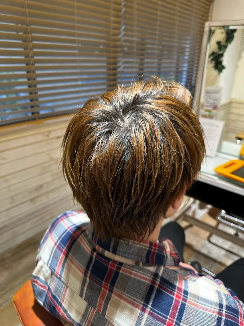 メンズ カット 岡本 葵のヘアスタイル