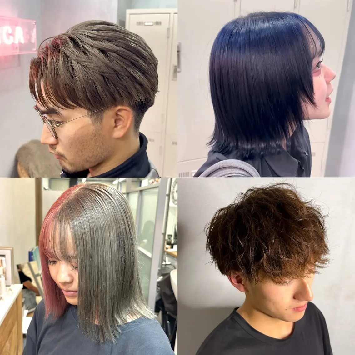外国人風★ハイブリーチ(ケアブリーチ2回+カラー)+TOKIOトリートメントの写真