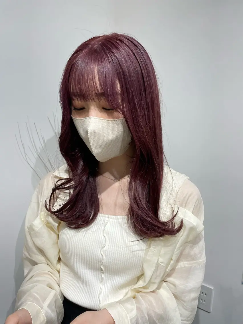 セミロング カラー ヘアカラー nanami 🫧のヘアスタイル