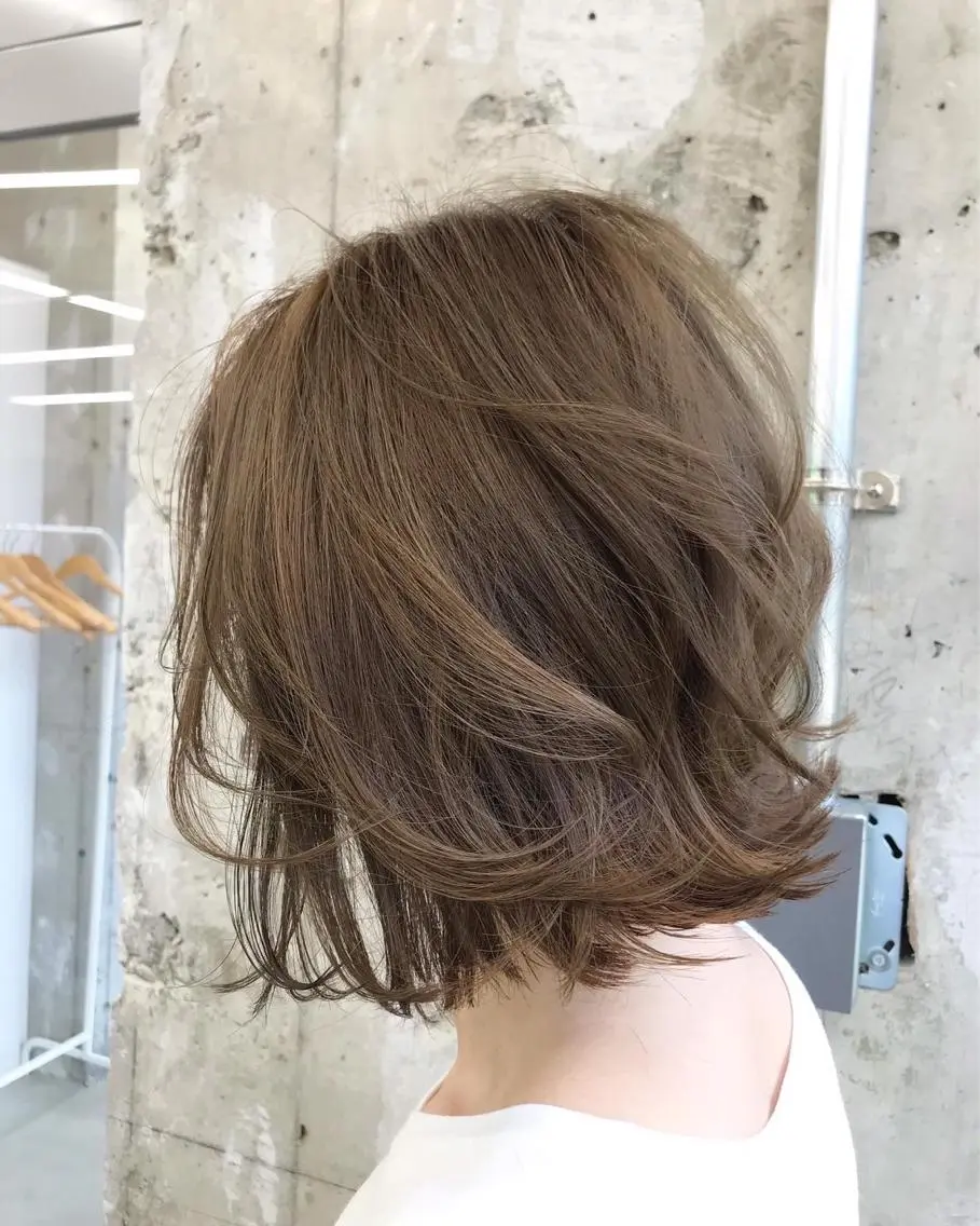 カット + リタッチ(根元染め️✨白髪🆗) 今度の予定の前に❤時短👀 ブリーチリタは+¥3000の写真