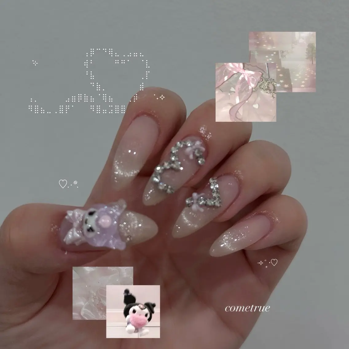 ネイル ハンドネイル cometrue yura🎀のネイルデザイン