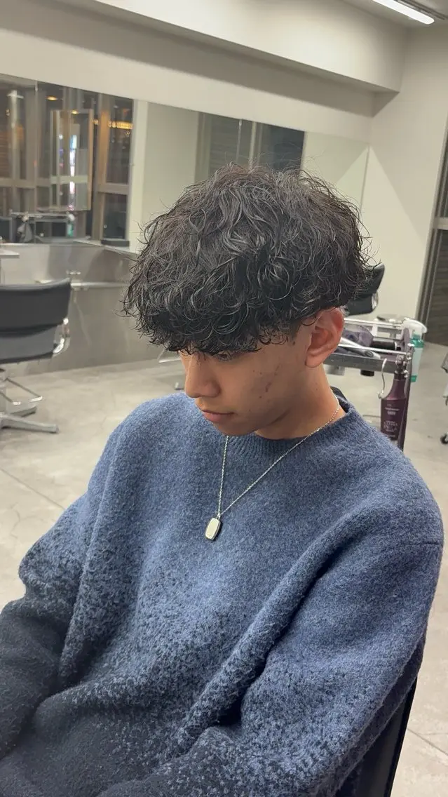 パーマ メンズ カット パーマ パーマ支持率No.1 ❤️🔥安成弾のヘアスタイル