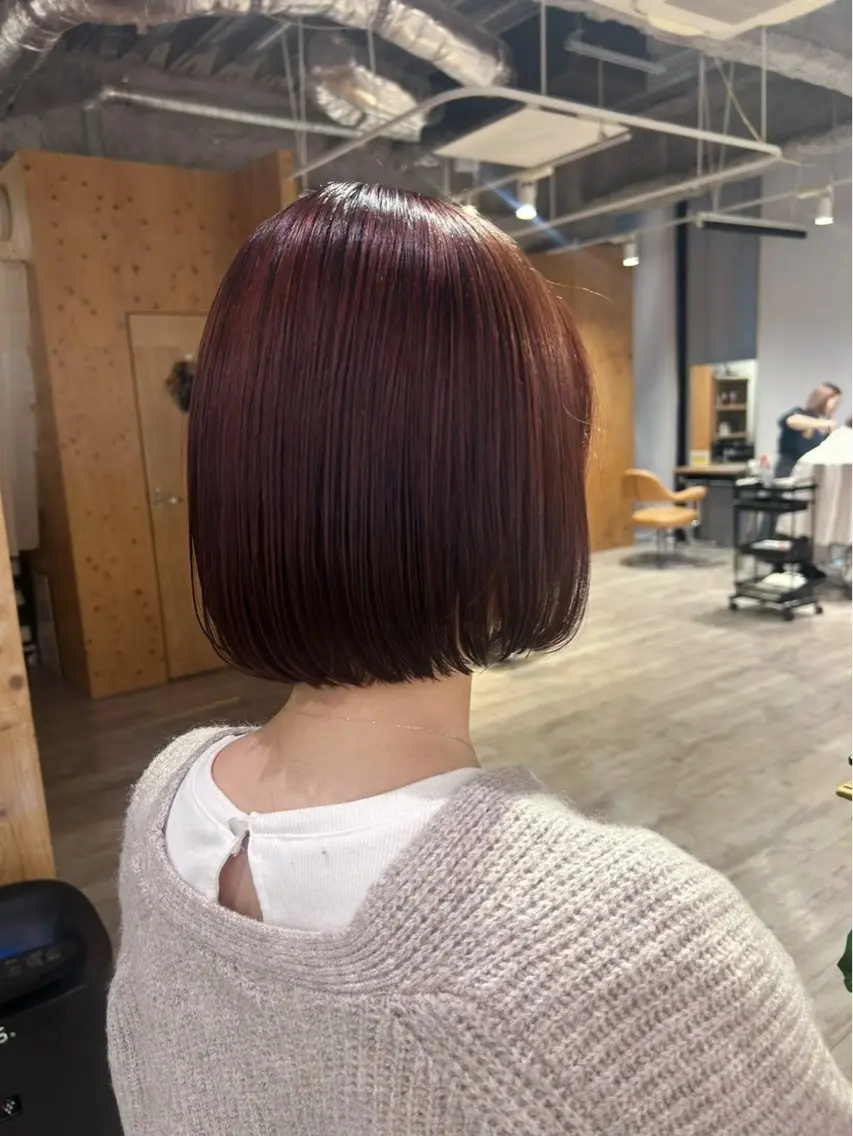 カラー 透明感カラー ヘアカラー カラーモデル募集 佐藤 有彩のヘアスタイル
