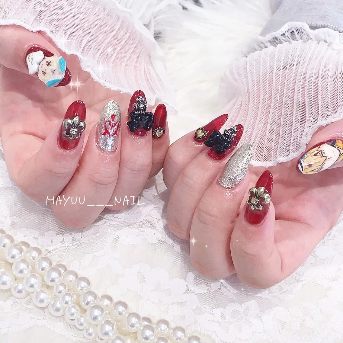 ネイル 🎀 Mayu 🎀痛ネイルのネイルデザイン