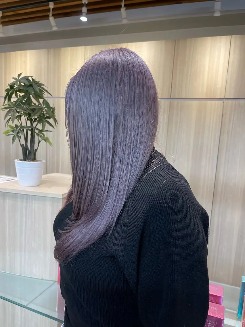 ロング カラー カット ヘアカラー トリートメント 野田頭 心🌿/ボブ レイヤー/艶カラーのヘアスタイル