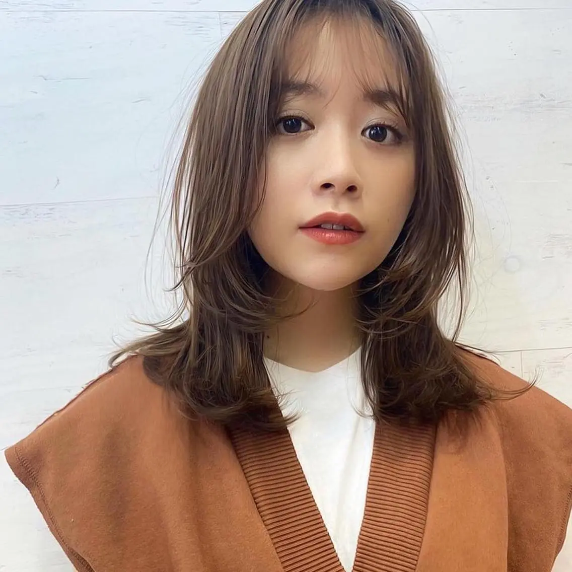 ミディアム 顔まわりレイヤー レイヤーカット 🌿理想を叶える🌿 似合わせ🌟RISAのヘアスタイル