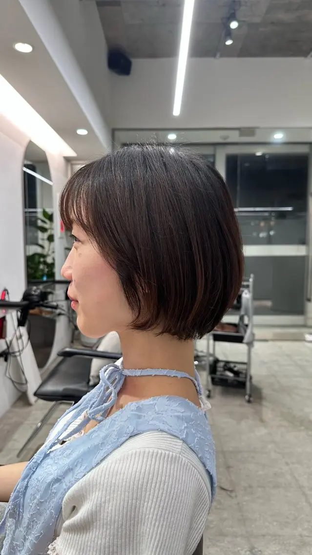 ショート ショートボブ ボブ ショートヘア あいこ/ハンサムショ ート無料/蔵前🌷のヘアスタイル