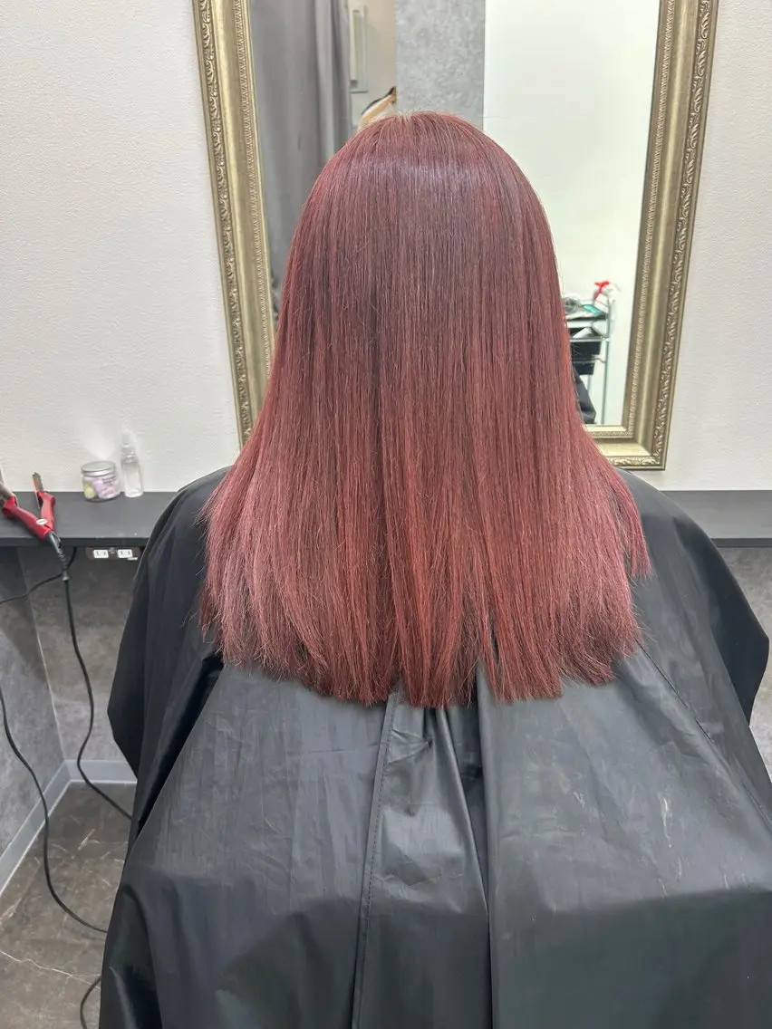 【✨️特別価格✨️】カット&透明感カラー&トリートメント‼️の写真