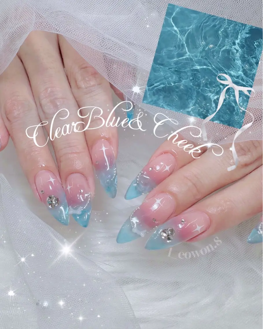 ネイル ハンドネイル NON🎀韓国 ちゅるんワンホン🎀のネイルデザイン