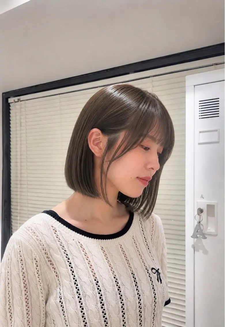 ショート カット ヘアカラー トリートメント ヘッドスパ ヘアセット 盛れる艶カラー× レイヤーカット/咲来のヘアスタイル