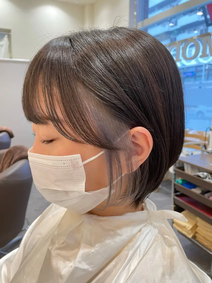 ⭐️カット&インナーカラー or イヤリングカラー or フェイスフレーミング どれでもOK⭐ケアブリーチ込み🌟の写真