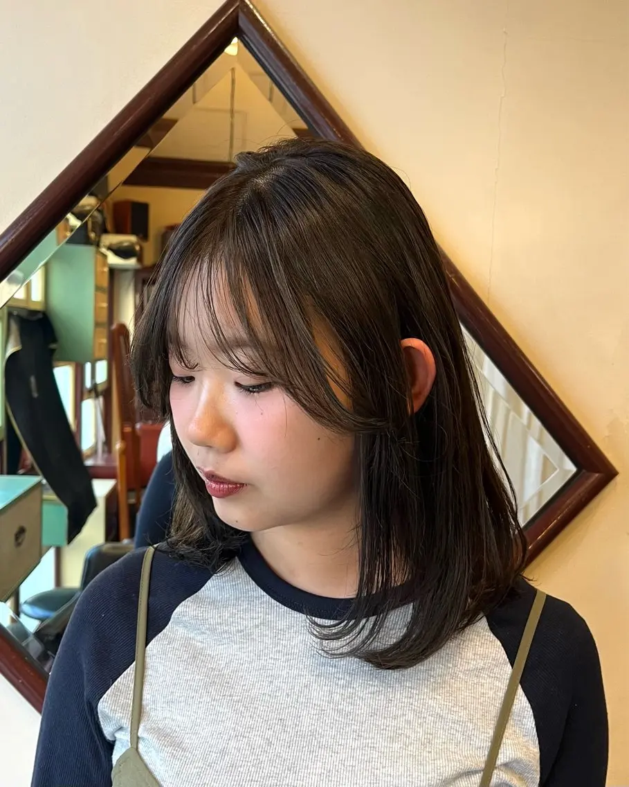 ミディアム ヘアカラー Nidée 🎀 ayanoのヘアスタイル