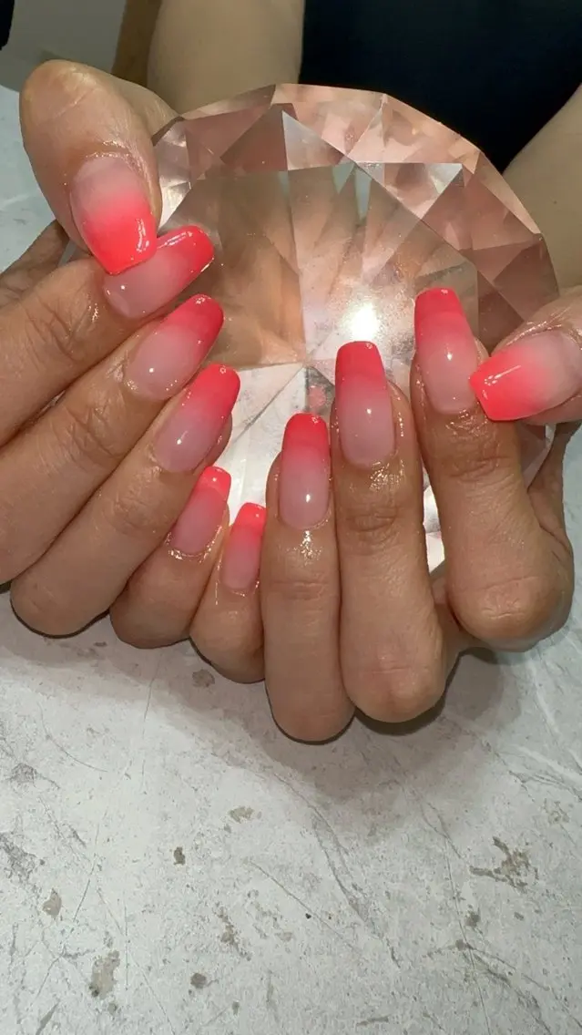 ネイル グラデーション 夏ネイル ハンドネイル with nail.のネイルデザイン