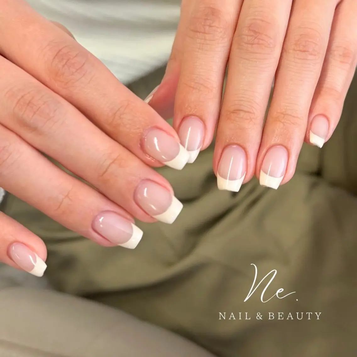 7月末まで限定🤎【大人気メニュー】フレンチネイル10本✨(オフ込み)💅¥3,500の写真