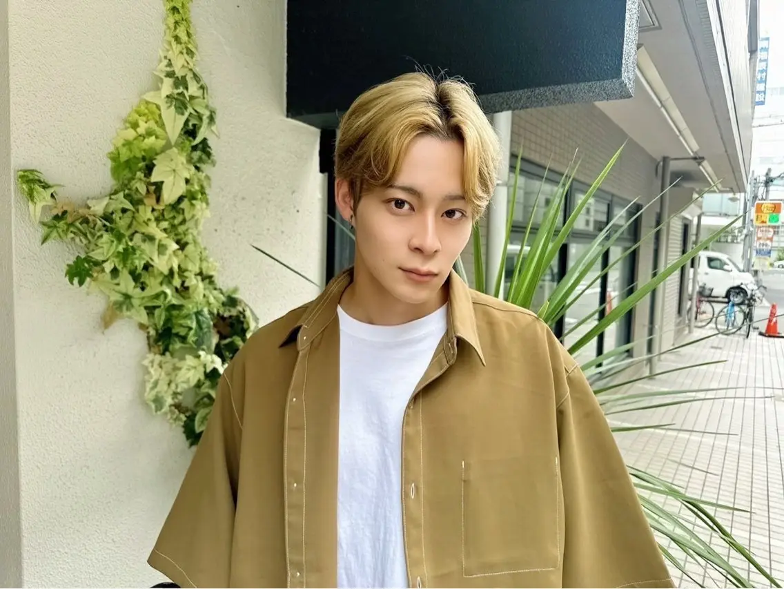 メンズ カット ヘアカラー ナチュラルな仕上がり 🫧💜nakanoのヘアスタイル