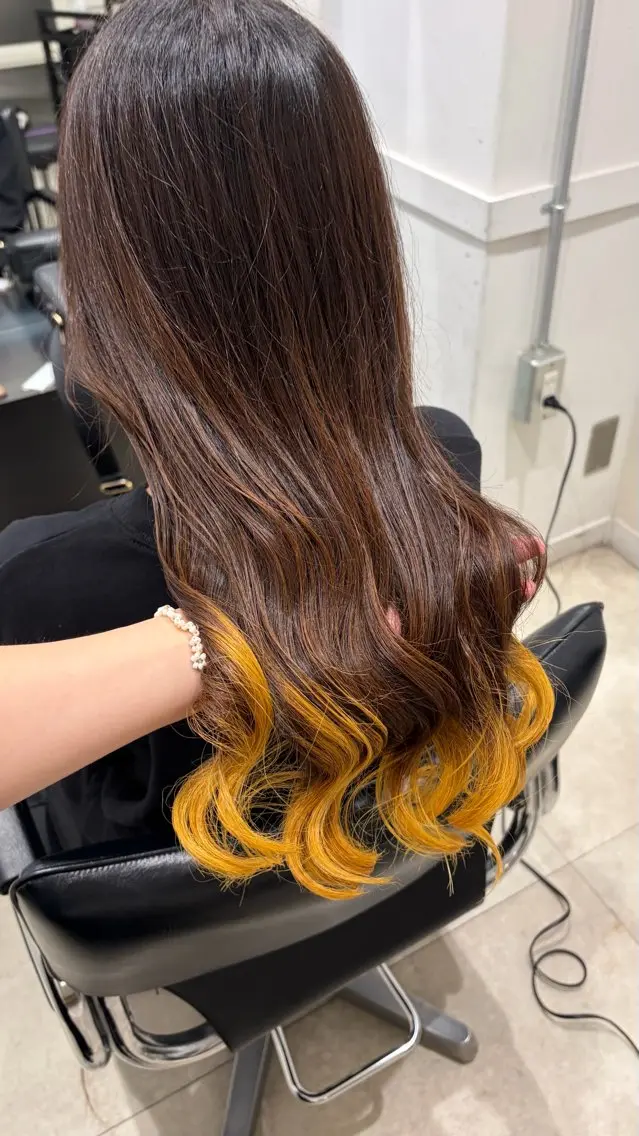 カラー 🌈透け感カラー RINA🌈のヘアスタイル