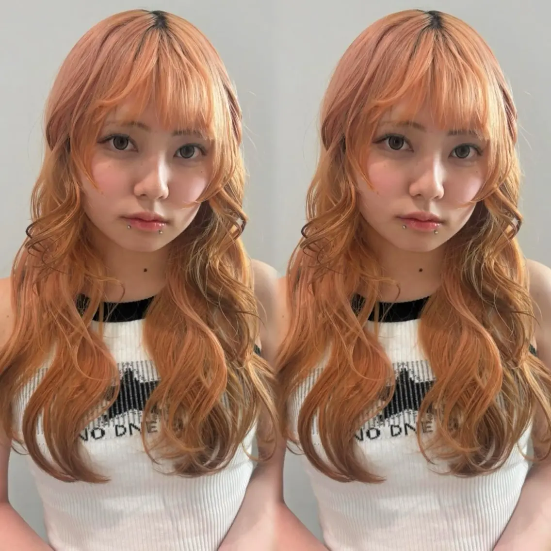 ロング ヘアカラー ガーリーハイトーン uki/渋谷🌷のヘアスタイル