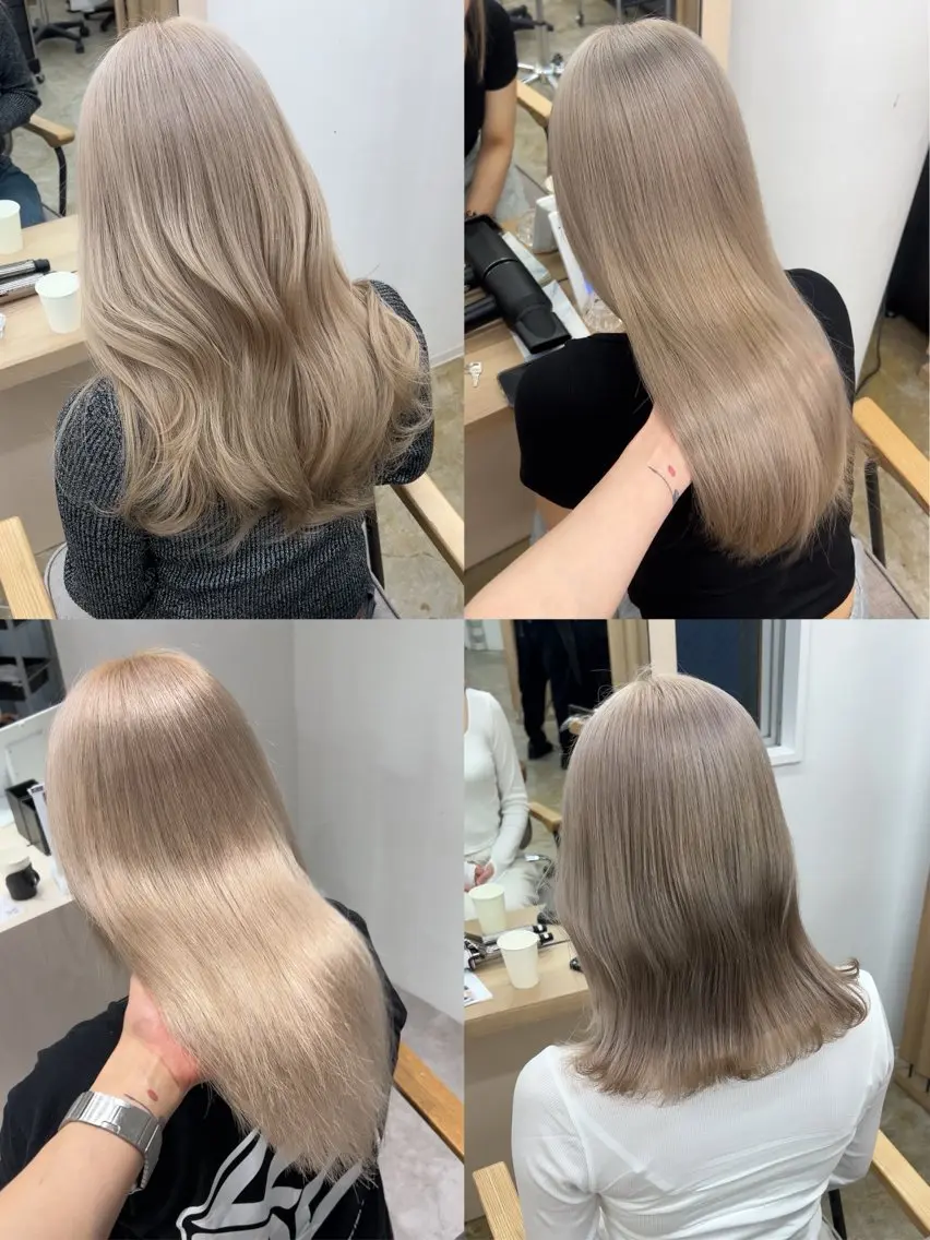 [カット付き🏆🏆]ヘアカット＋ダブルカラー(アディクシーカラー使用)＋2stepトリートメント🪩🪩の写真