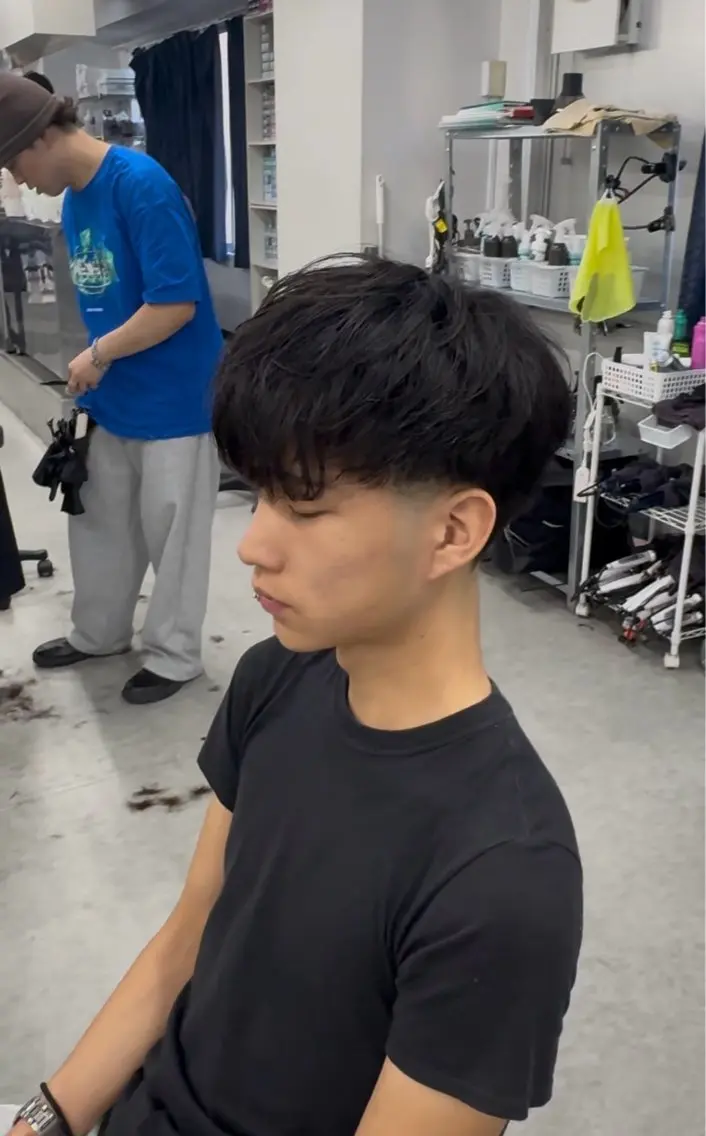 メンズ ツイスパ/シャドウ MANARUのヘアスタイル