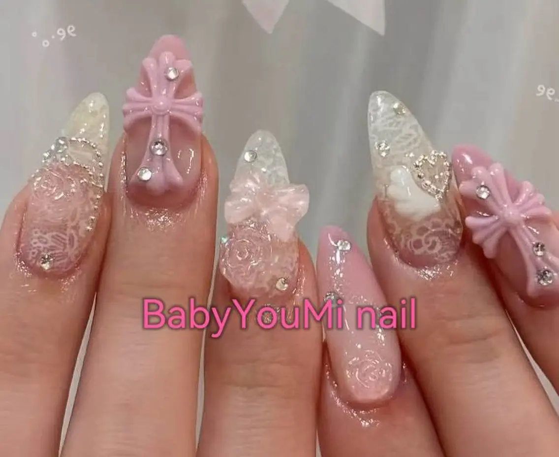 ネイル オーロラネイル チークネイル 成人式 フットネイル フレンチネイル ハンドネイル BabyYouMi ねねのネイルデザイン