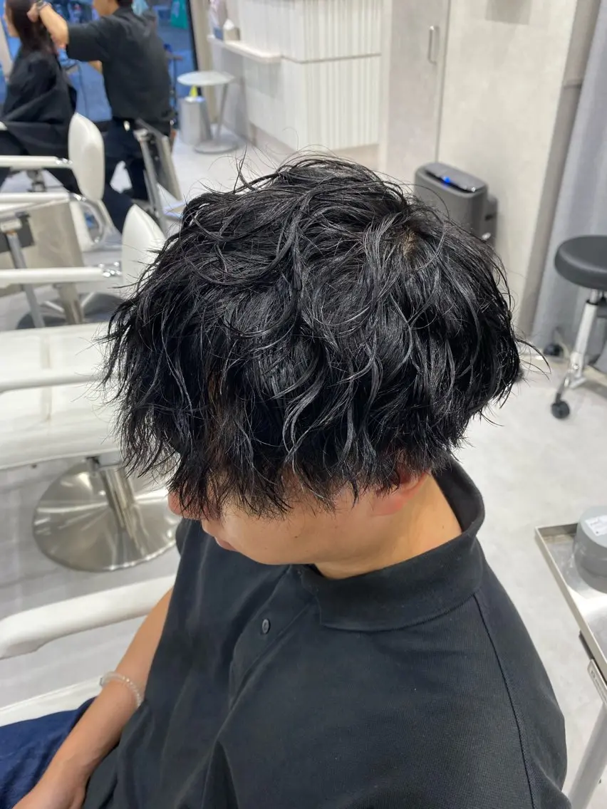 ショート メンズ カット パーマ 髪質改善/レイヤー 🫧山本勇輝🫧のヘアスタイル