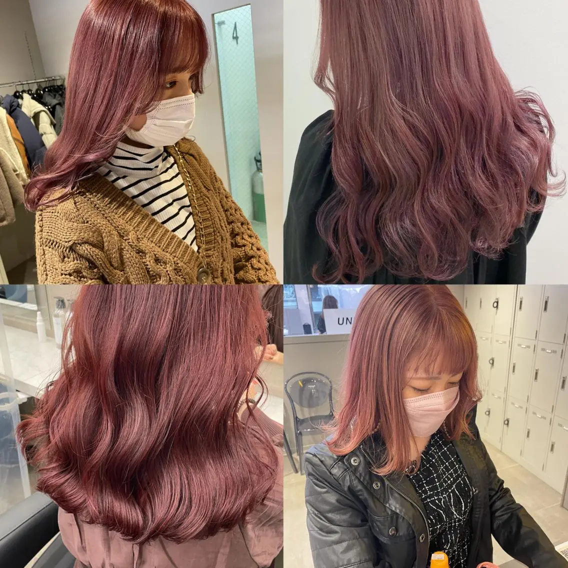 セミロング カラー ブリーチ 抜け感レイヤー︴ ニュアンスカラーのヘアスタイル
