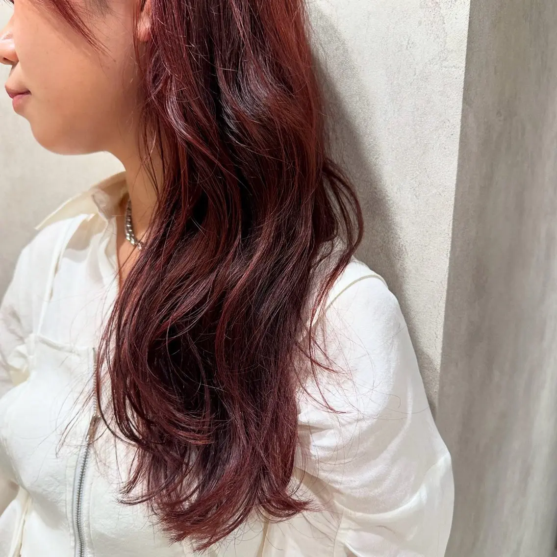 暖色系🍒ダメージレスジアミンレス水光カラーの写真