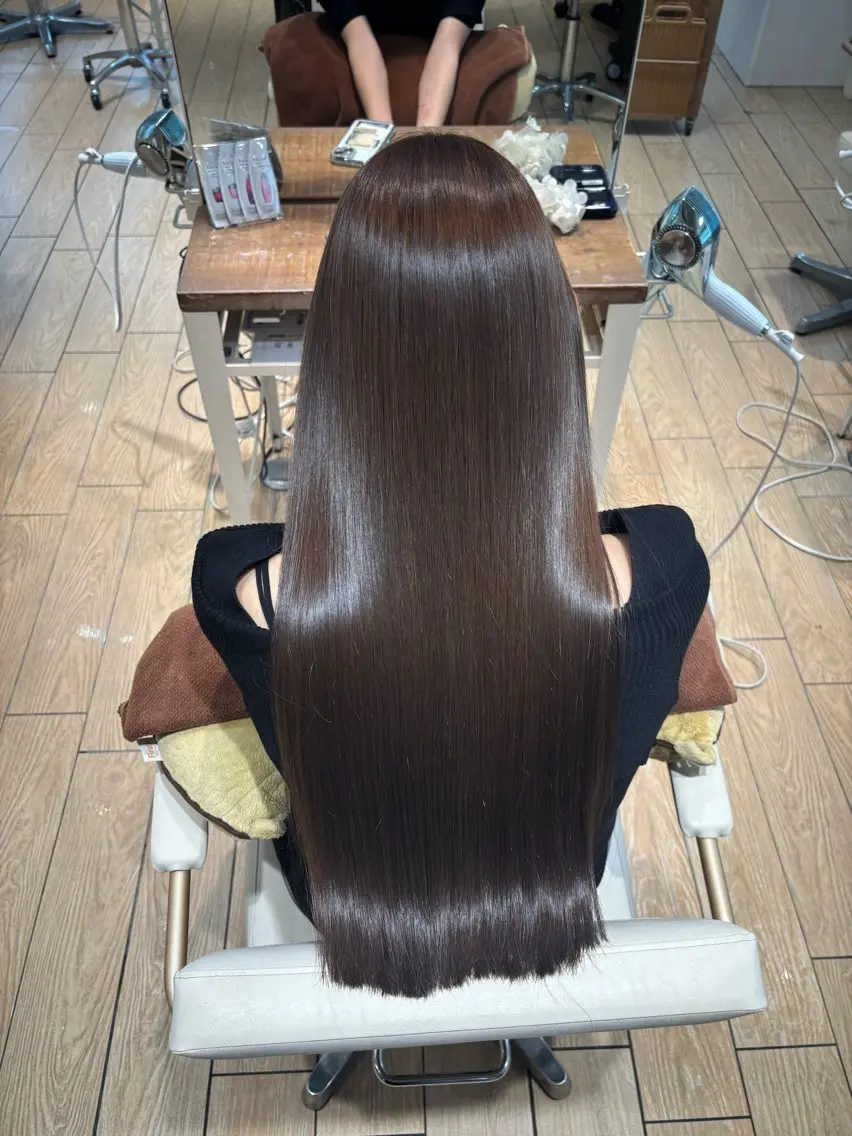 ロング カラー 渡邊 凛のヘアスタイル