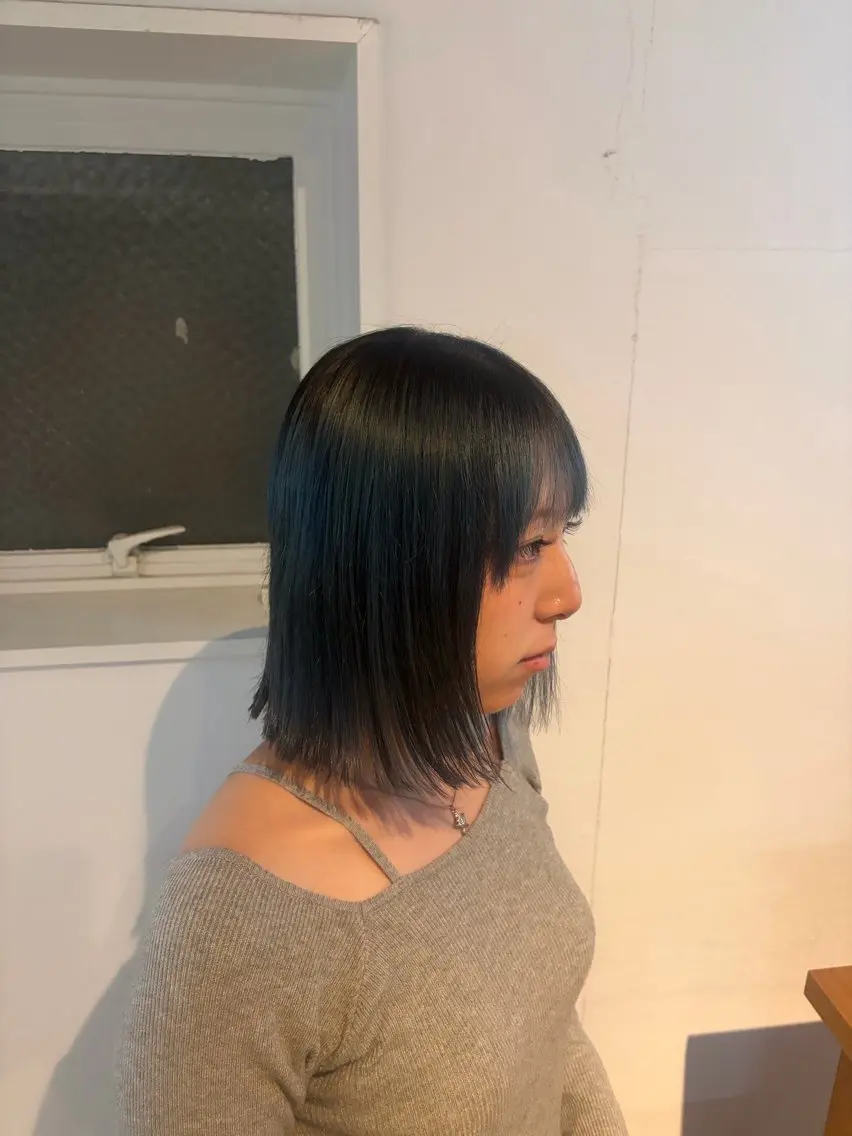 カラー ブルーカラー 艶カラー✨レイヤー/ メンズカット田中佑季のヘアスタイル