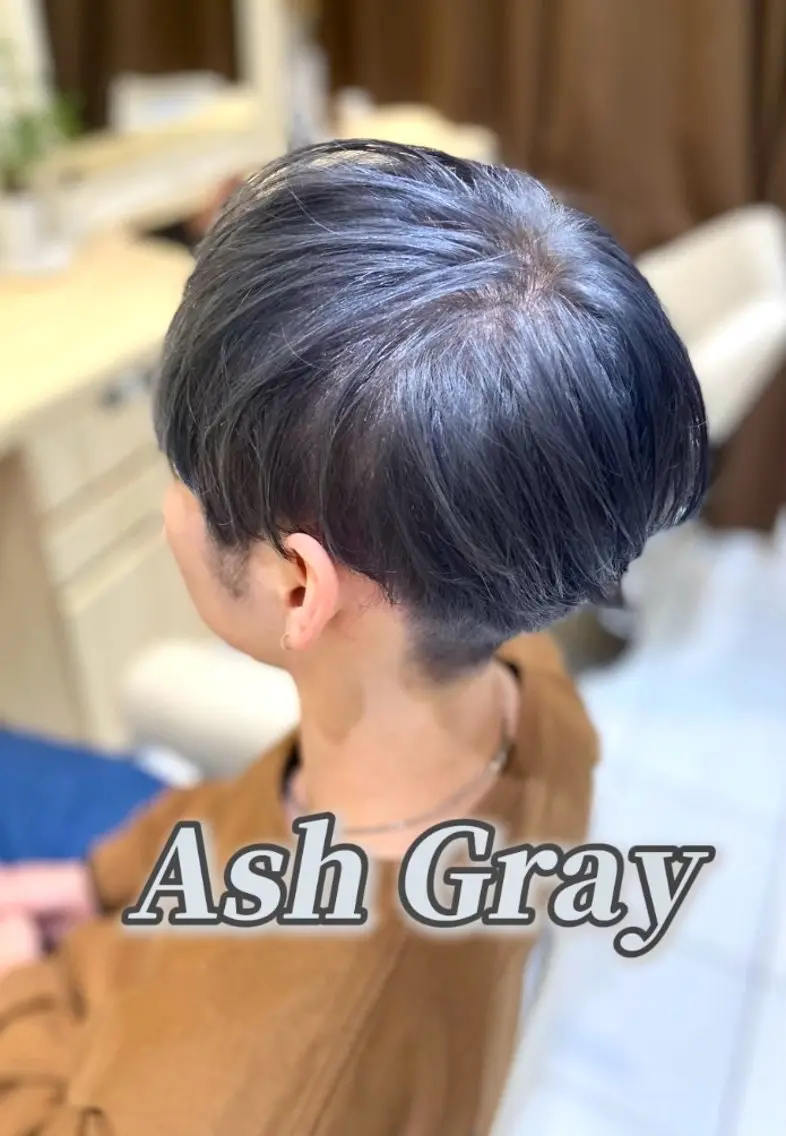 カラー メンズ アッシュ アッシュグレー カット ヘアカラー ✨美髪の錬金術師🧙 縮毛矯正/Dakeのヘアスタイル