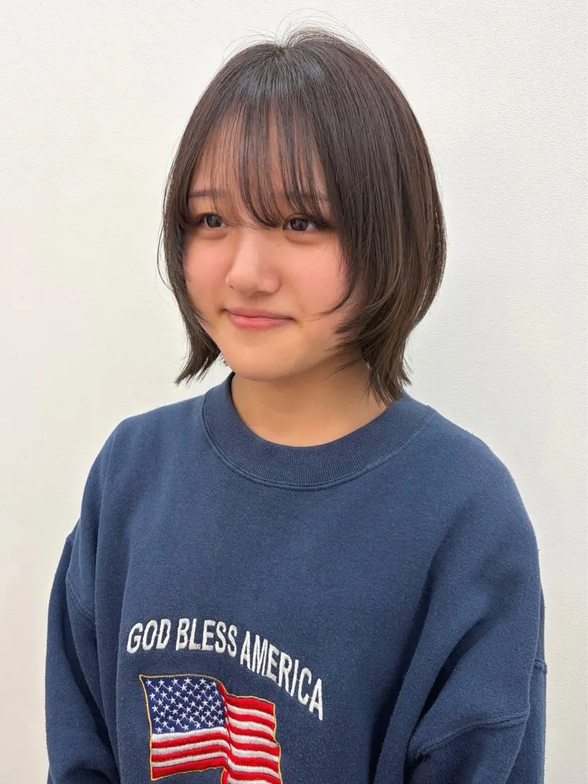 ミディアム カット トリートメント 後藤 陽花子のヘアスタイル