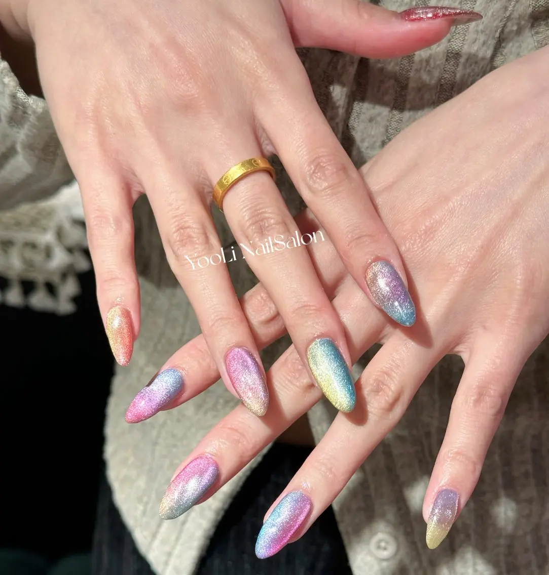 ネイル マグネットネイル 🎀🎀YooLi Nail Salonのネイルデザイン
