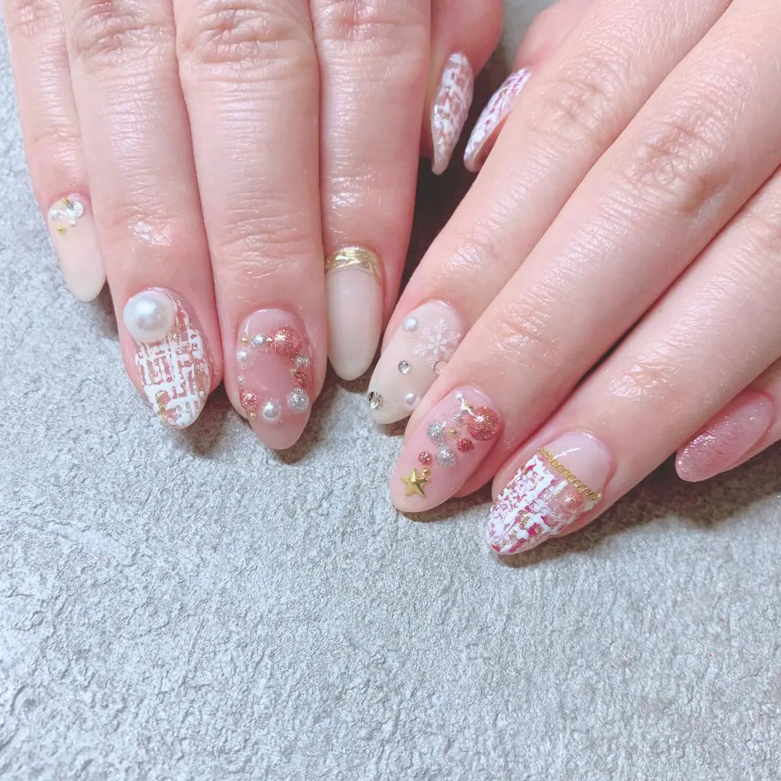 カラー ネイル ハンドネイル Cozy_ ilumのネイルデザイン