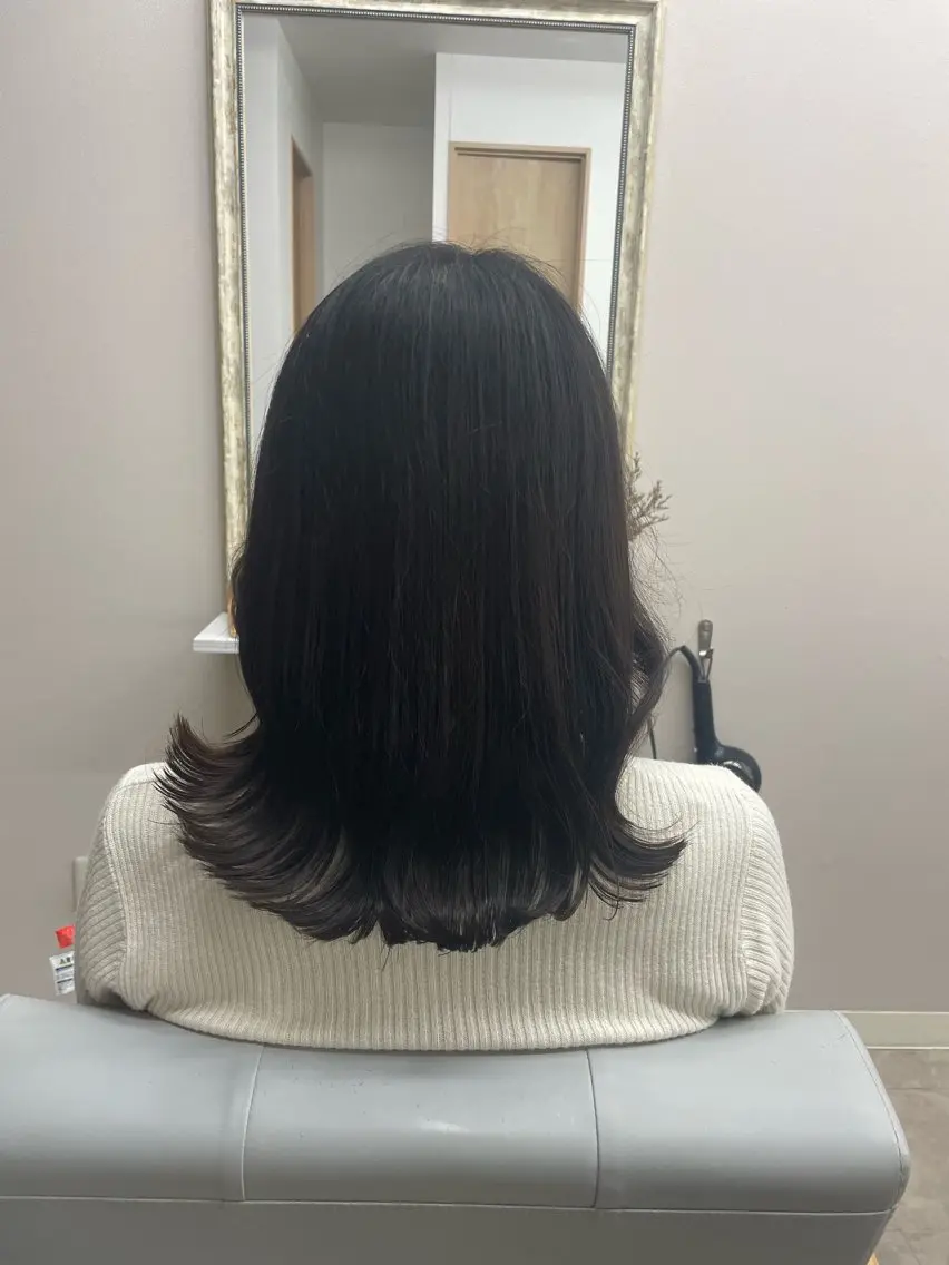 ミディアム ayane あやねのヘアスタイル