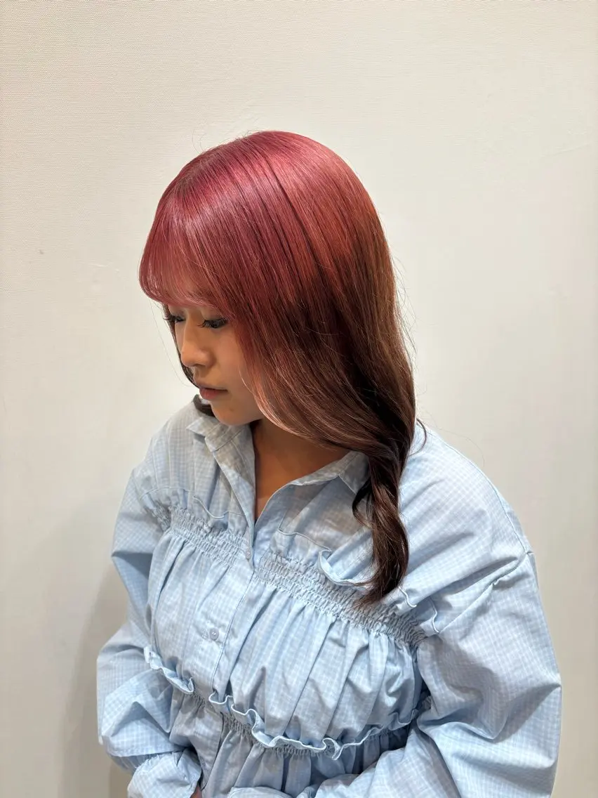 セミロング ヘアカラー 🌟きりさわ🌟 モデル募集中のヘアスタイル