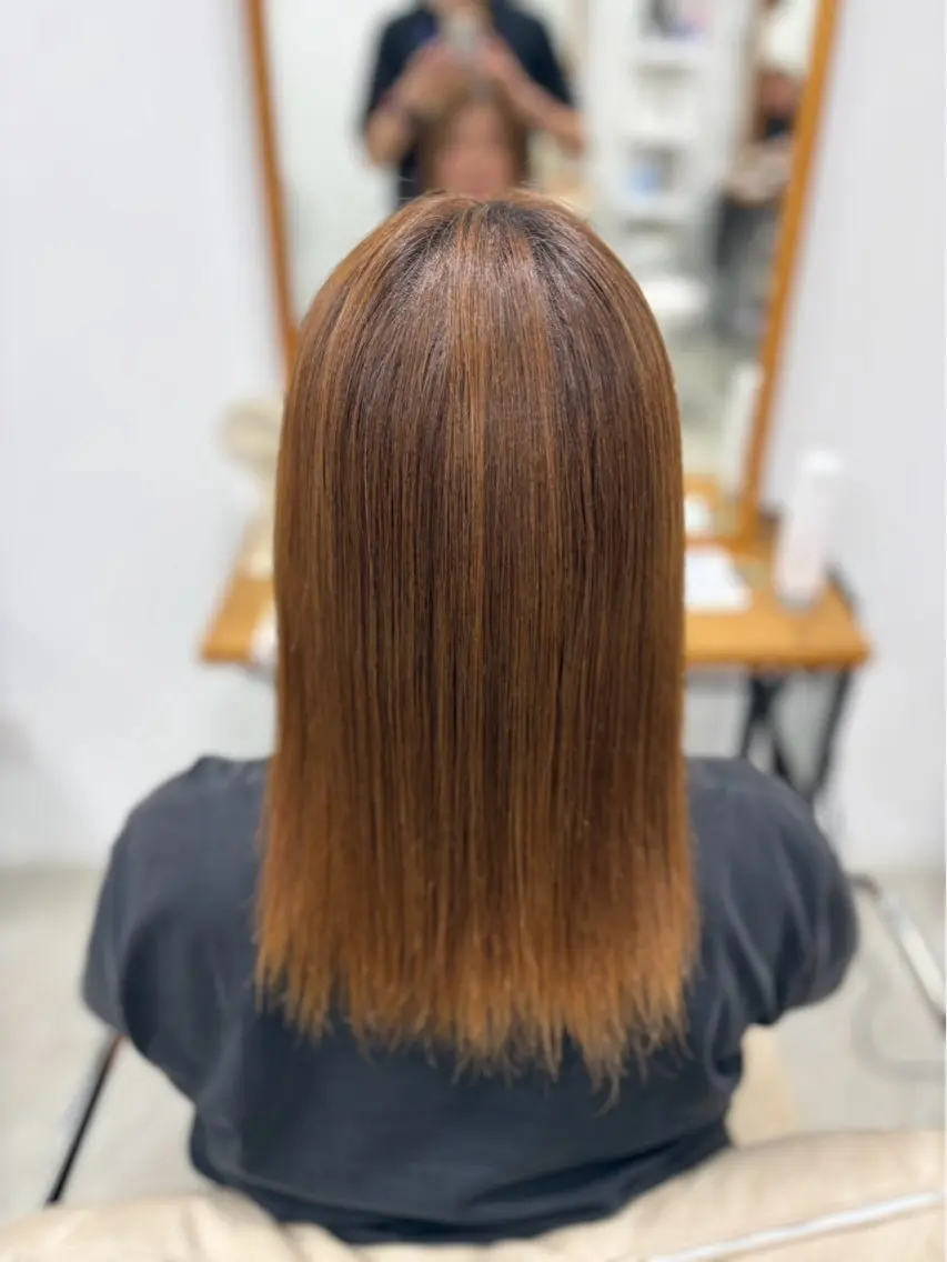 ミディアム パーマ 似合わせカラー/お悩 み改善/Sorutoのヘアスタイル