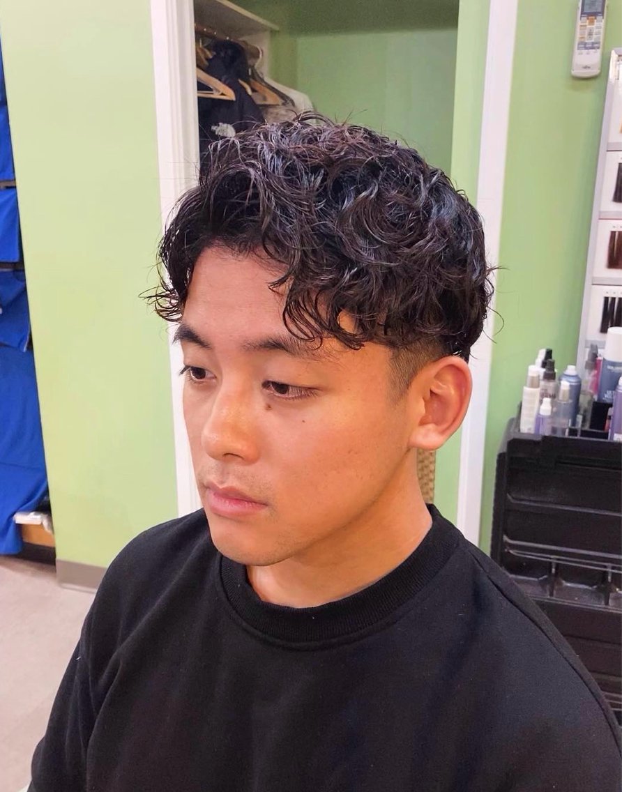 ショート パーマ メンズ ショートヘア カット パーマ トリートメント GAKU【メンズ カット/パーマ】のヘアスタイル