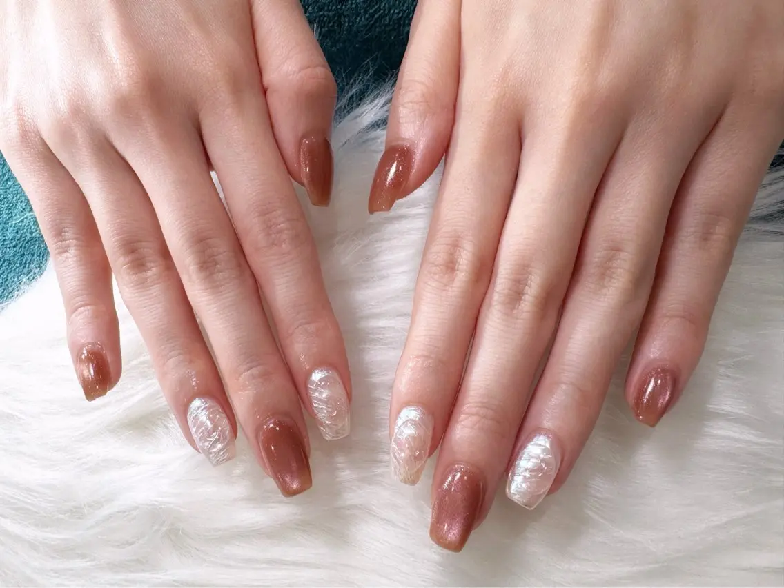 ネイル ハンドネイル Leo nail梅田 nanohaのネイルデザイン