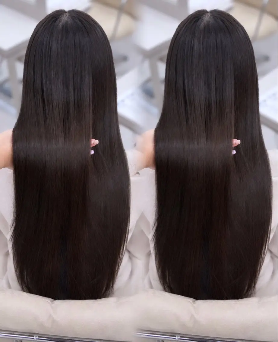 ロング カラー 卒業式のヘアスタイル トリートメント 縮毛矯正 トリートメント COCO_kaho カラー/髪質改善のヘアスタイル