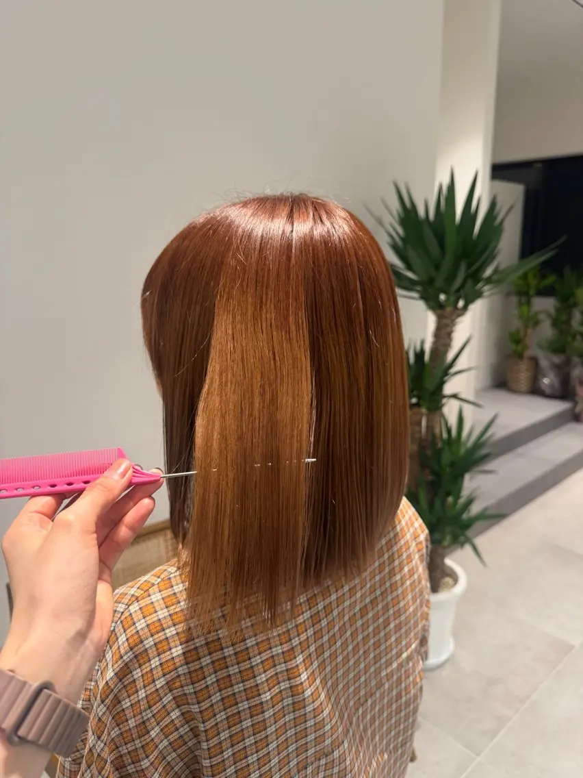 【レディース】カット+髪質改善ストレート🪽✨の写真